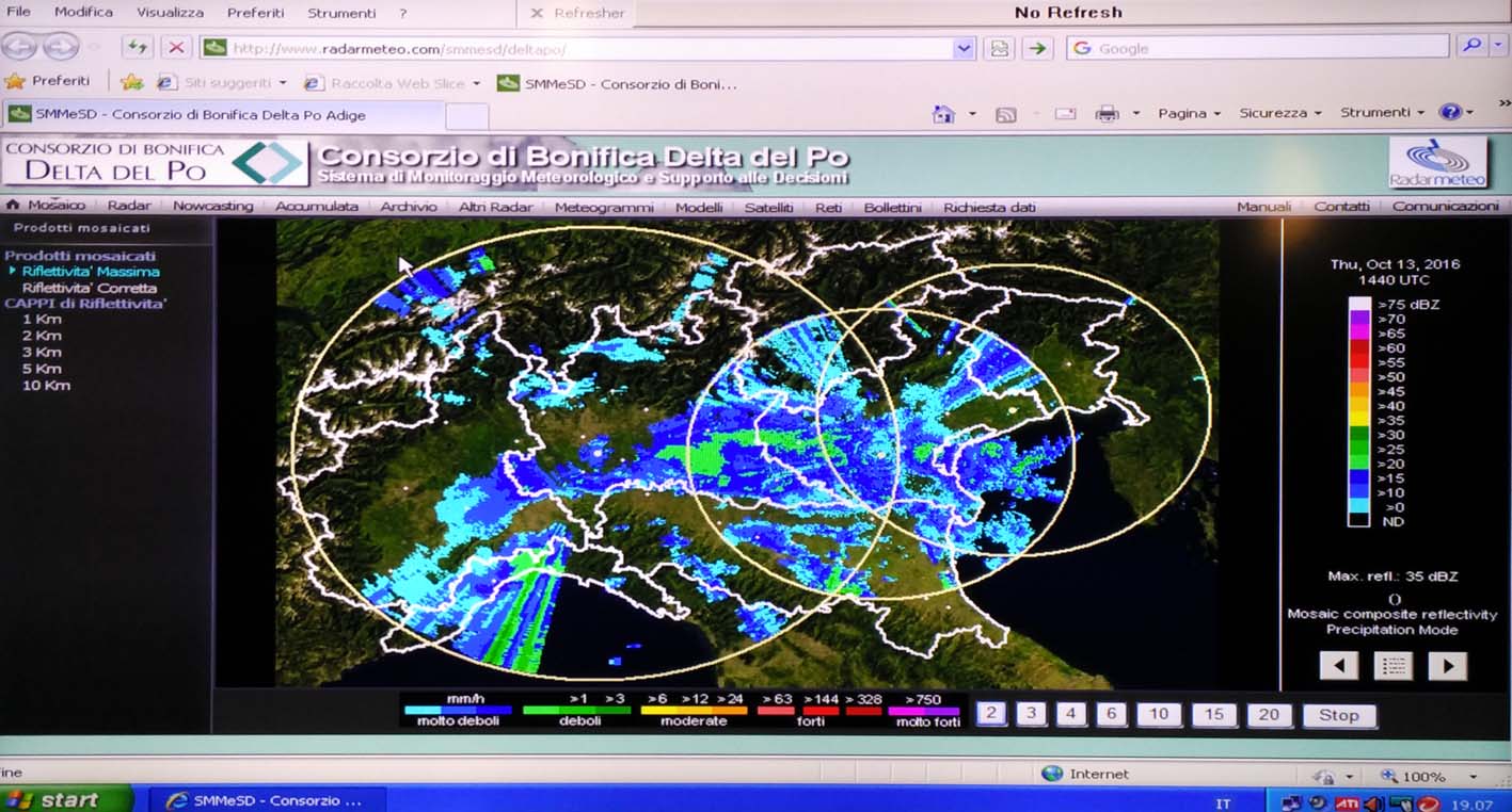 Sistema di monitoraggio meteo