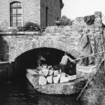 Idrovora Sadocca: riparazione danni delle piene del novembre 1966. Sadocca dewatering pump: repair of damage caused by the floods in November 1966.