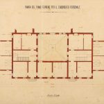 Pianta del pian terreno per il fabbricato personale. Plan of the ground floor of the building created for the personnel