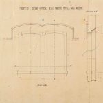 Dettagli dei rosoni e delle finestre per locale caldaie e sala macchine. Details of the rose windows and of the windows for the boiler room and the engine room