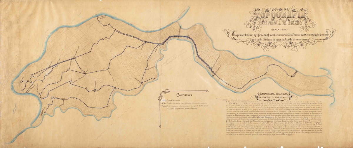 Due Consorzi, due archivi: la storia del territorio Visualizzazione della storia del Polesine attraverso la valorizzazione e digitalizzazione degli archivi dei Consorzi di bonifica